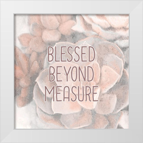 Succulents 2 White Modern Wood Framed Art Print by Kimberly, Allen