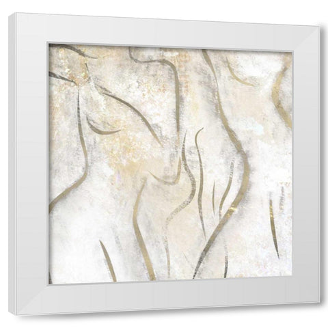 Silhouette White Modern Wood Framed Art Print by Allen, Kimberly