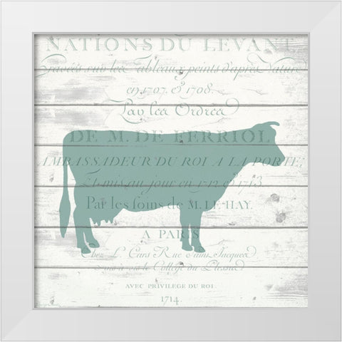 Farm Life C White Modern Wood Framed Art Print by Kimberly, Allen