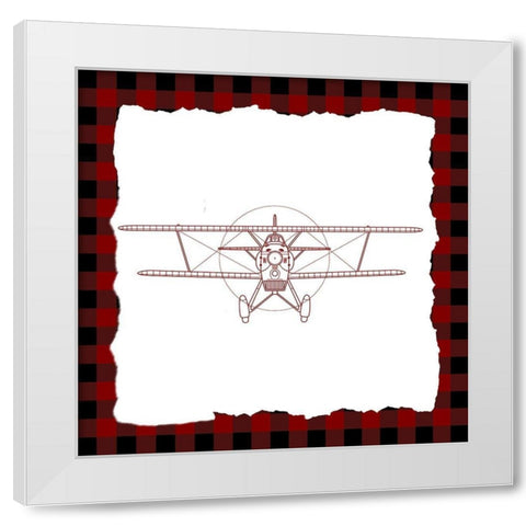 Boy 1 White Modern Wood Framed Art Print by Kimberly, Allen