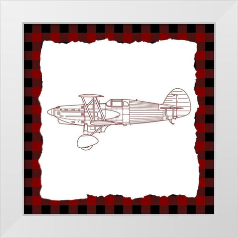 Boy 3 White Modern Wood Framed Art Print by Kimberly, Allen