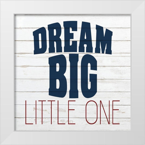 Little One 2 White Modern Wood Framed Art Print by Kimberly, Allen