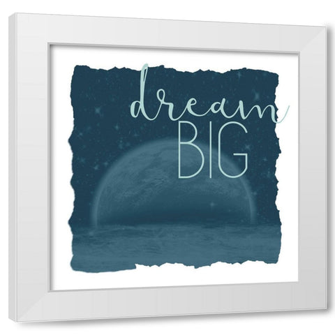 Sleep Tight 2 Blue White Modern Wood Framed Art Print by Kimberly, Allen
