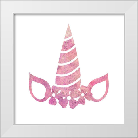 In a Field of Horses 3 White Modern Wood Framed Art Print by Kimberly, Allen