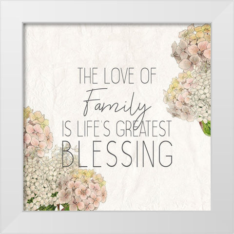 The Love White Modern Wood Framed Art Print by Kimberly, Allen