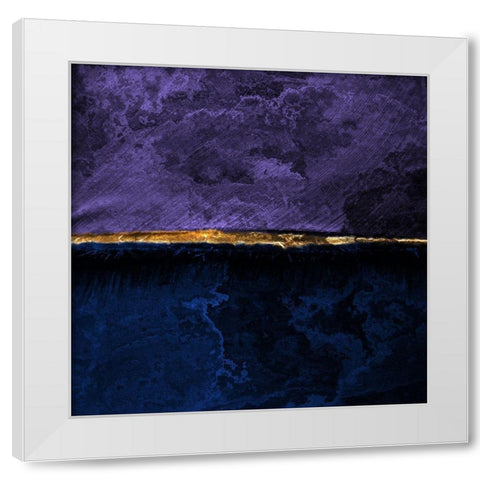 Layered One White Modern Wood Framed Art Print by Kimberly, Allen