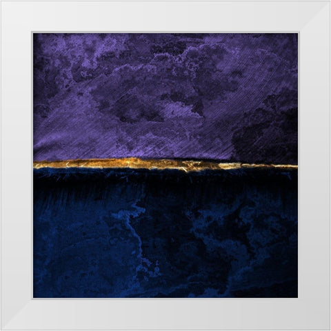 Layered One White Modern Wood Framed Art Print by Kimberly, Allen