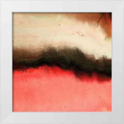 Bedrock White Modern Wood Framed Art Print by Kimberly, Allen