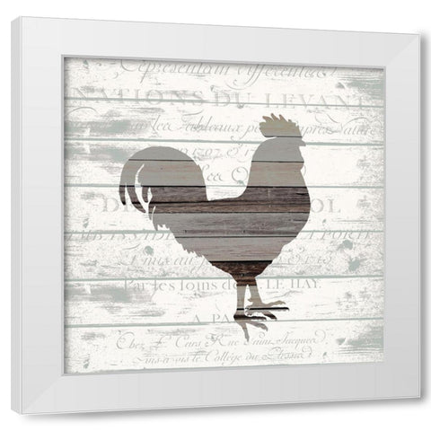 Farm Life 1 White Modern Wood Framed Art Print by Kimberly, Allen