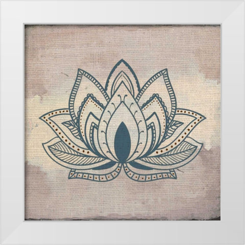 Lovely Henna 2 White Modern Wood Framed Art Print by Allen, Kimberly