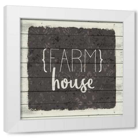 Farm Life 2 White Modern Wood Framed Art Print by Kimberly, Allen