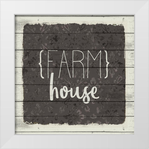 Farm Life 2 White Modern Wood Framed Art Print by Kimberly, Allen