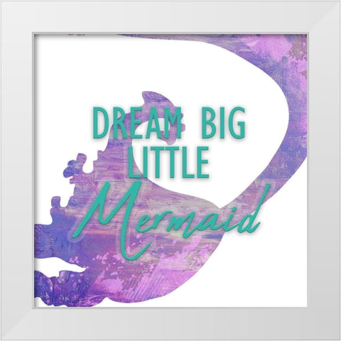 Be Bold 2 White Modern Wood Framed Art Print by Kimberly, Allen