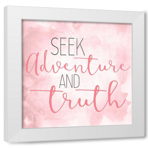 Have Courage C White Modern Wood Framed Art Print by Kimberly, Allen