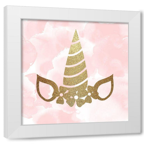 Born to Be 3 White Modern Wood Framed Art Print by Kimberly, Allen