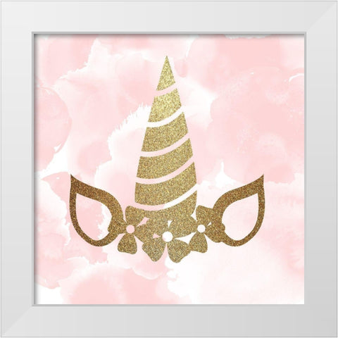 Born to Be 3 White Modern Wood Framed Art Print by Kimberly, Allen