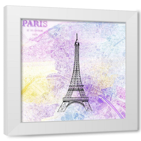 So Many Adventures 3 White Modern Wood Framed Art Print by Kimberly, Allen