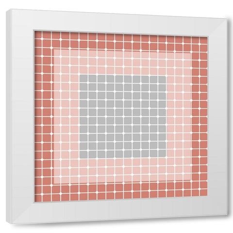 In The Grid 1 White Modern Wood Framed Art Print by Kimberly, Allen