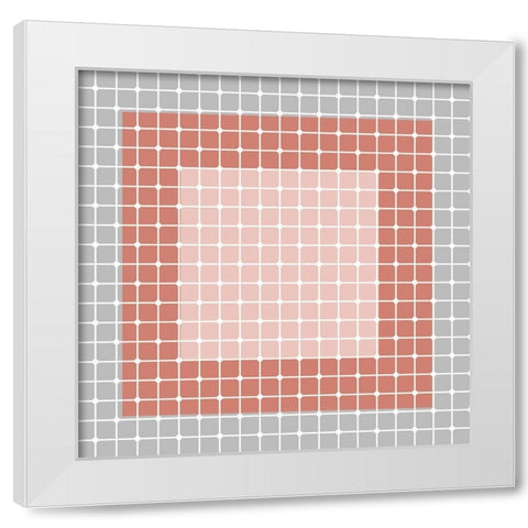 In The Grid 2 White Modern Wood Framed Art Print by Kimberly, Allen