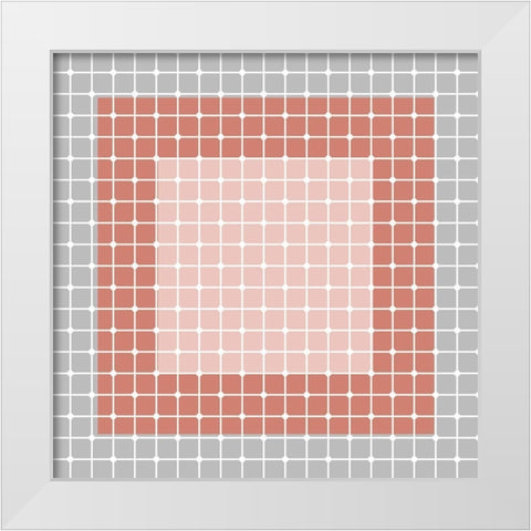 In The Grid 2 White Modern Wood Framed Art Print by Kimberly, Allen