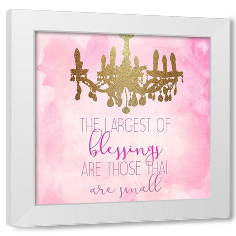 A Princess 3 White Modern Wood Framed Art Print by Kimberly, Allen