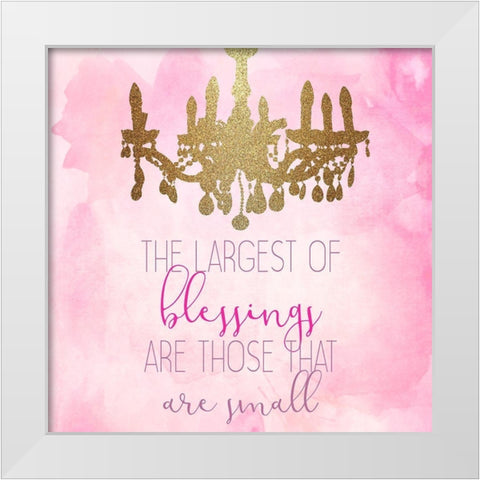 A Princess 3 White Modern Wood Framed Art Print by Kimberly, Allen