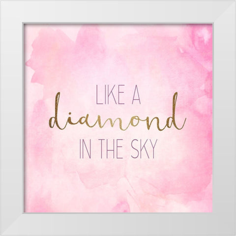 A Princess 4 White Modern Wood Framed Art Print by Kimberly, Allen