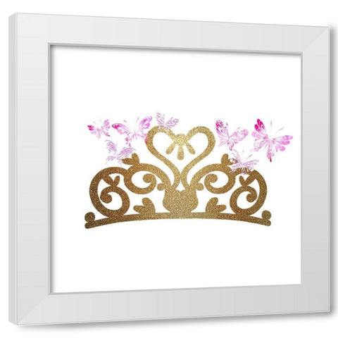 A Princess 5 White Modern Wood Framed Art Print by Kimberly, Allen