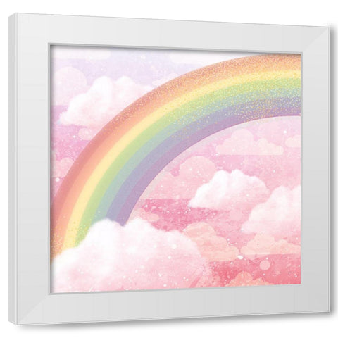 Magic is all Around 5 White Modern Wood Framed Art Print by Kimberly, Allen