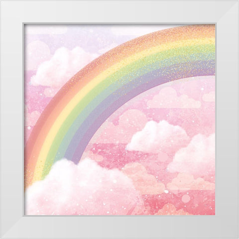 Magic is all Around 5 White Modern Wood Framed Art Print by Kimberly, Allen