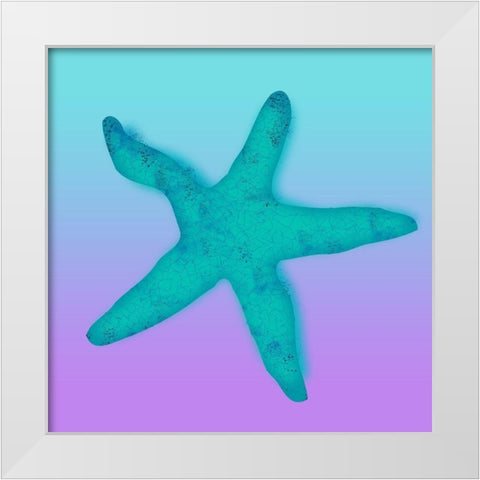 Mermaids 3 White Modern Wood Framed Art Print by Kimberly, Allen