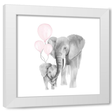 The Sky 2 White Modern Wood Framed Art Print by Kimberly, Allen