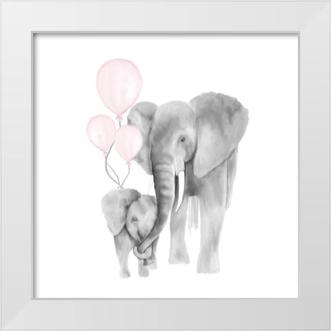 The Sky 2 White Modern Wood Framed Art Print by Kimberly, Allen