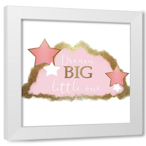 The Sky 3 White Modern Wood Framed Art Print by Kimberly, Allen