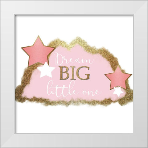 The Sky 3 White Modern Wood Framed Art Print by Kimberly, Allen