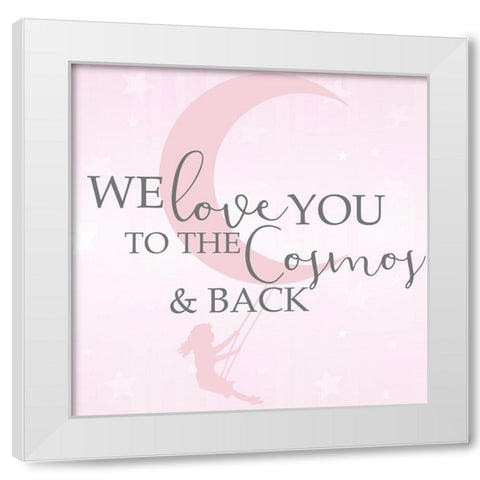 The Sky 4 White Modern Wood Framed Art Print by Kimberly, Allen