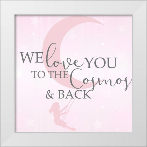 The Sky 4 White Modern Wood Framed Art Print by Kimberly, Allen