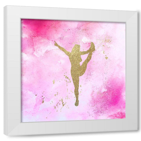 Cheer 3 White Modern Wood Framed Art Print by Kimberly, Allen