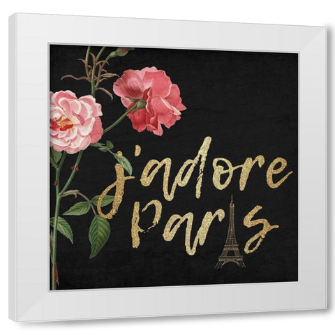 Darling 1 White Modern Wood Framed Art Print by Kimberly, Allen