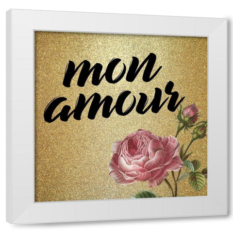 Darling 2 White Modern Wood Framed Art Print by Kimberly, Allen