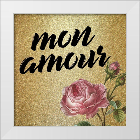 Darling 2 White Modern Wood Framed Art Print by Kimberly, Allen