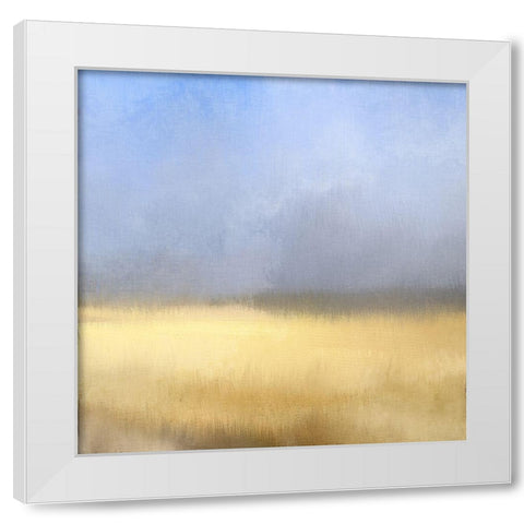 Countryside 2 White Modern Wood Framed Art Print by Kimberly, Allen