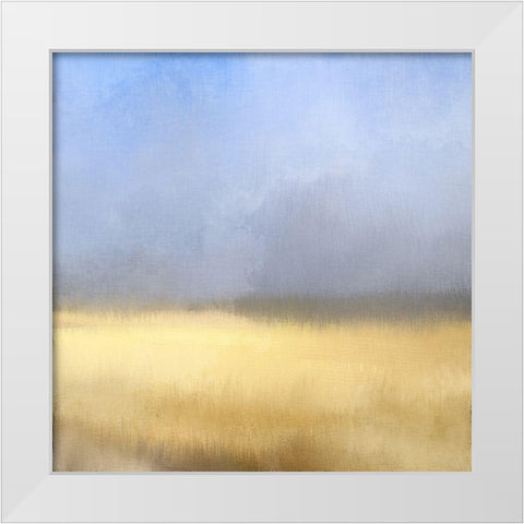 Countryside 2 White Modern Wood Framed Art Print by Kimberly, Allen