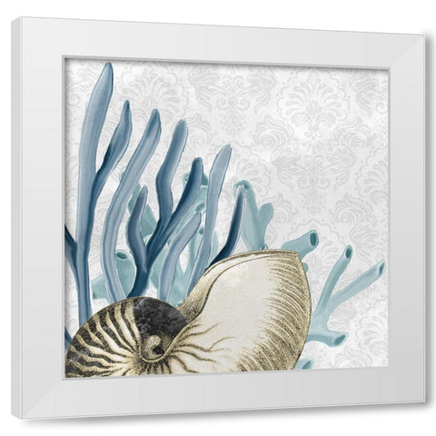 Happiness Beach 2 White Modern Wood Framed Art Print by Kimberly, Allen
