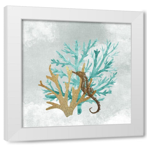 The Voice of the Sea 2 White Modern Wood Framed Art Print by Kimberly, Allen