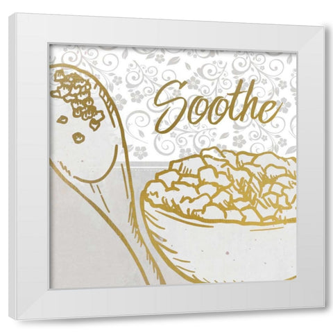 Spa Day 3 White Modern Wood Framed Art Print by Allen, Kimberly