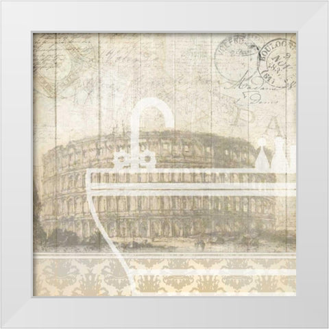 Travel 3 White Modern Wood Framed Art Print by Allen, Kimberly