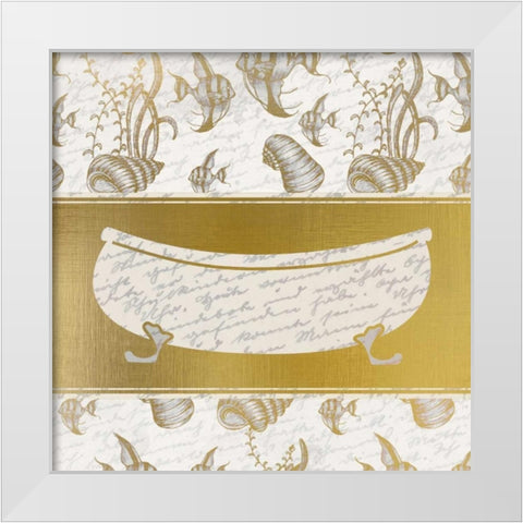 Under the Sea 1 White Modern Wood Framed Art Print by Allen, Kimberly