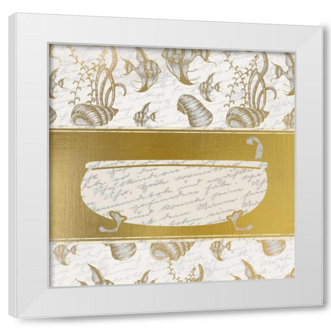 Under the Sea 3 White Modern Wood Framed Art Print by Allen, Kimberly