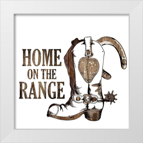 On the Range 1 White Modern Wood Framed Art Print by Kimberly, Allen